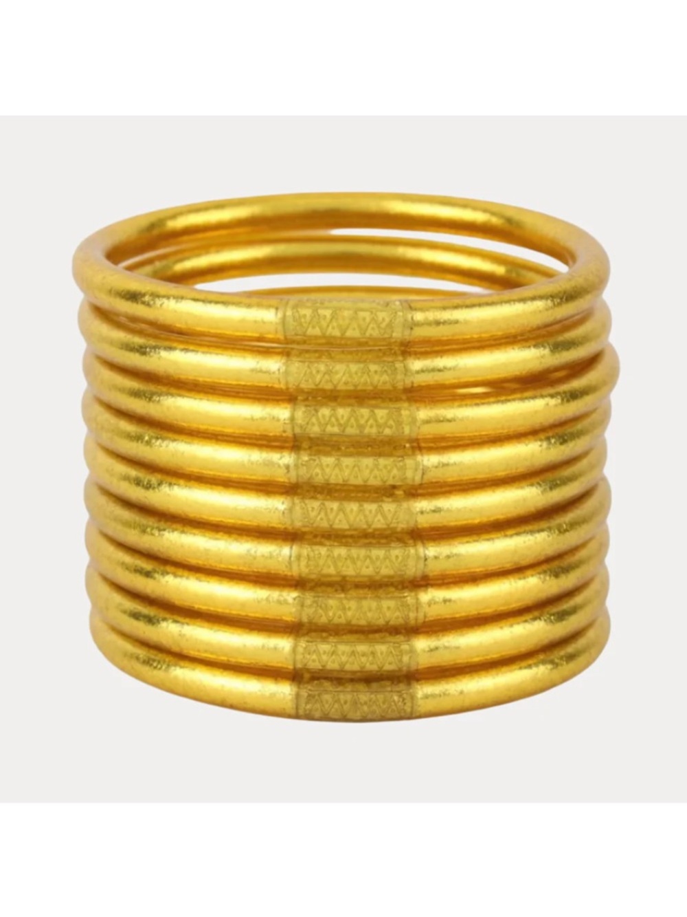9 Gold Budhagirl Bangle Bracelets for Women